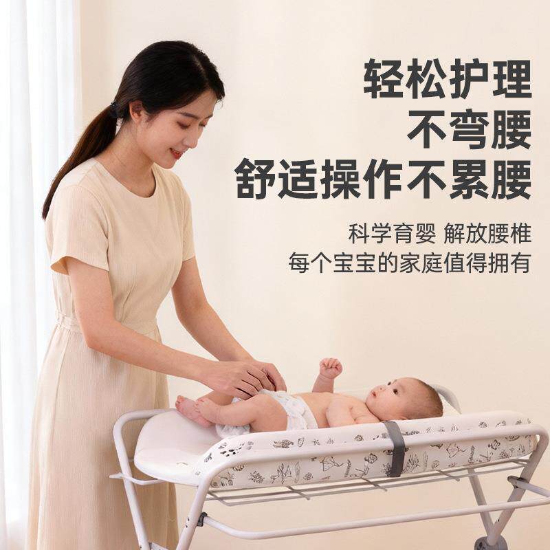 婴儿澡支架洗浴OB-218盆架套装便携式能多功可折叠免弯腰加盆高浴
