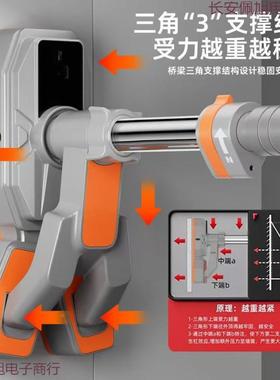 成人引单杠健身向器材打孔单杆免框家庭门单杆室内家用体90404上