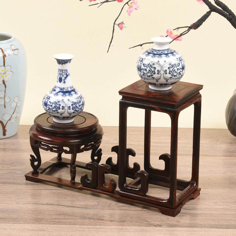 红酸木紫砂壶摆件博古架文玩古董架花瓶2018026奇石枝纳实木收置