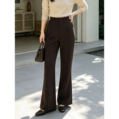 露露酱NN~「修身微喇裤」设计师品牌高腰M955025