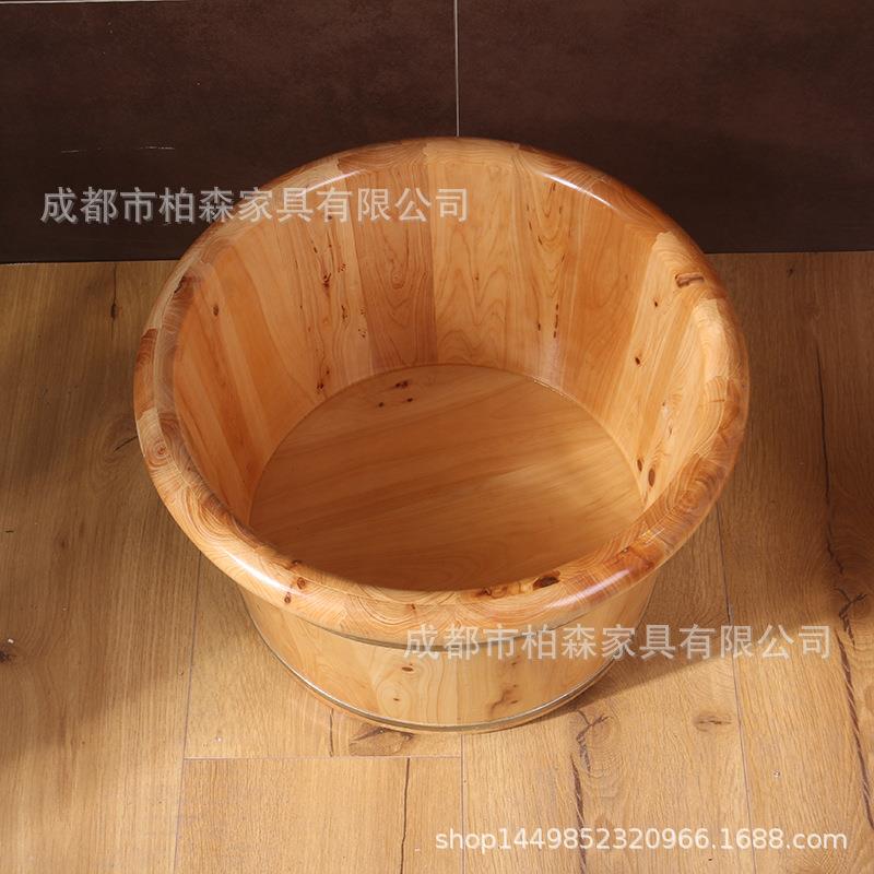 人厂家浴足桶浴桶成泡YX18001足脚桶摩按脚盆洗脚盆木盆香柏木加
