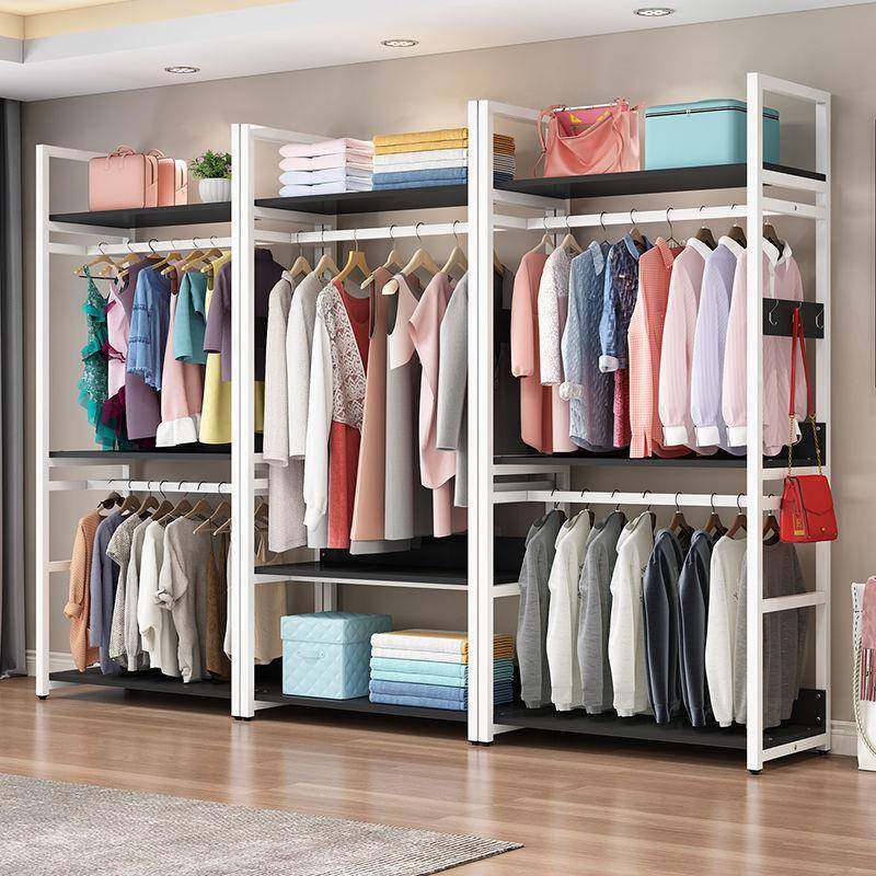 简易衣柜租房24177现代简柜布衣出子钢管家用卧室约收纳加粗加固