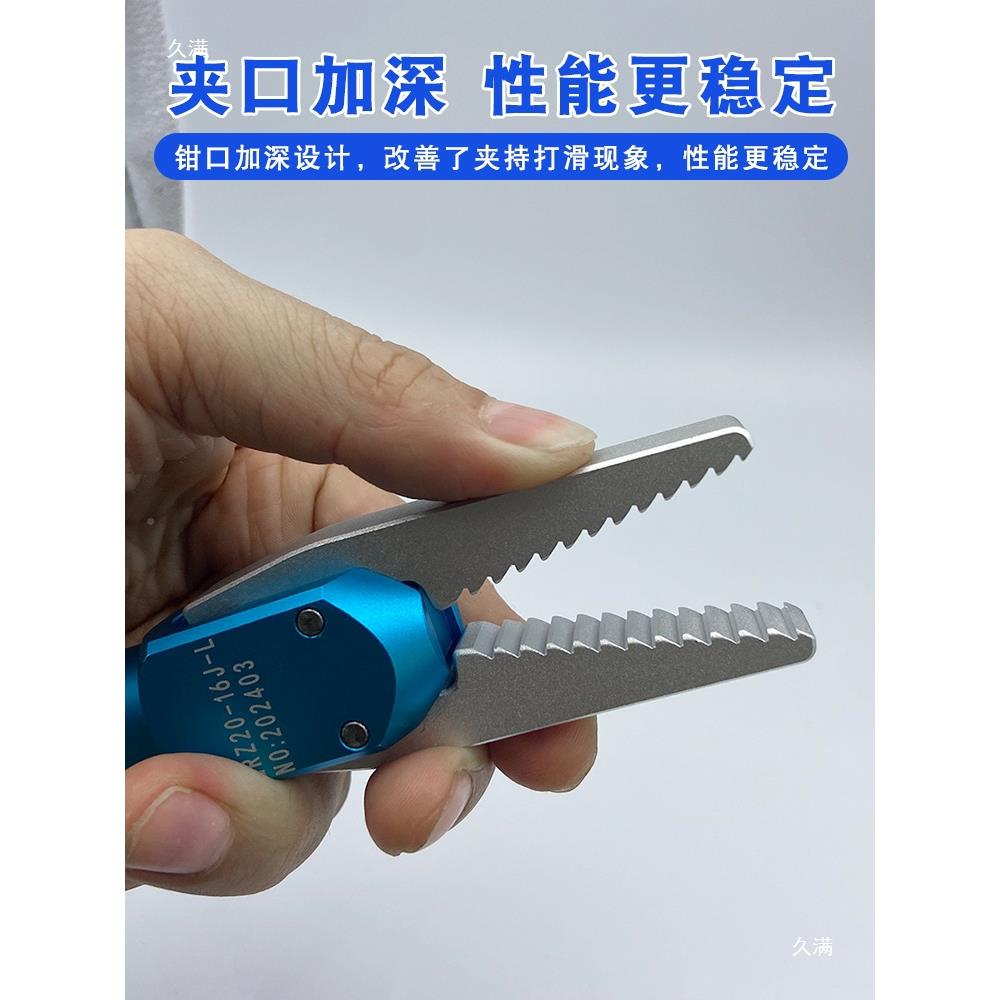 机6械手配件夹具迷RZ2G0-1锯583齿型Y型气动水口夹治具你夹子