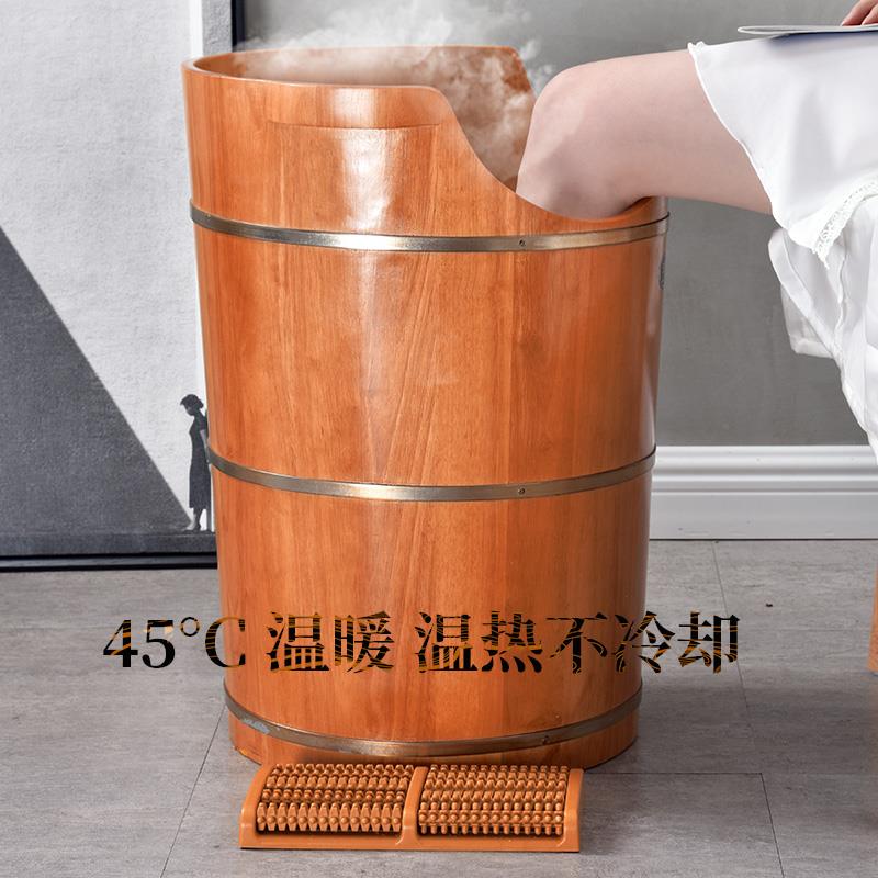 KBQ1泡桶过高深桶膝过小腿222脚橡胶木桶蒸脚熏蒸桶木家用实质蒸