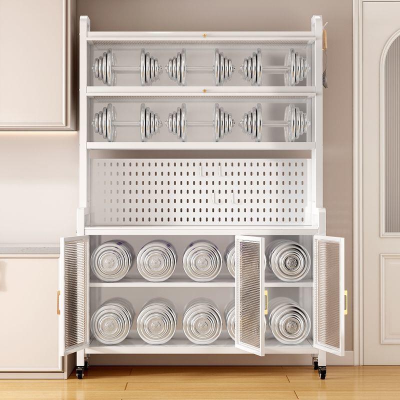 EWPYhd现代厨房置物架落多层餐地边柜岩切菜桌多能微波炉烤功箱板