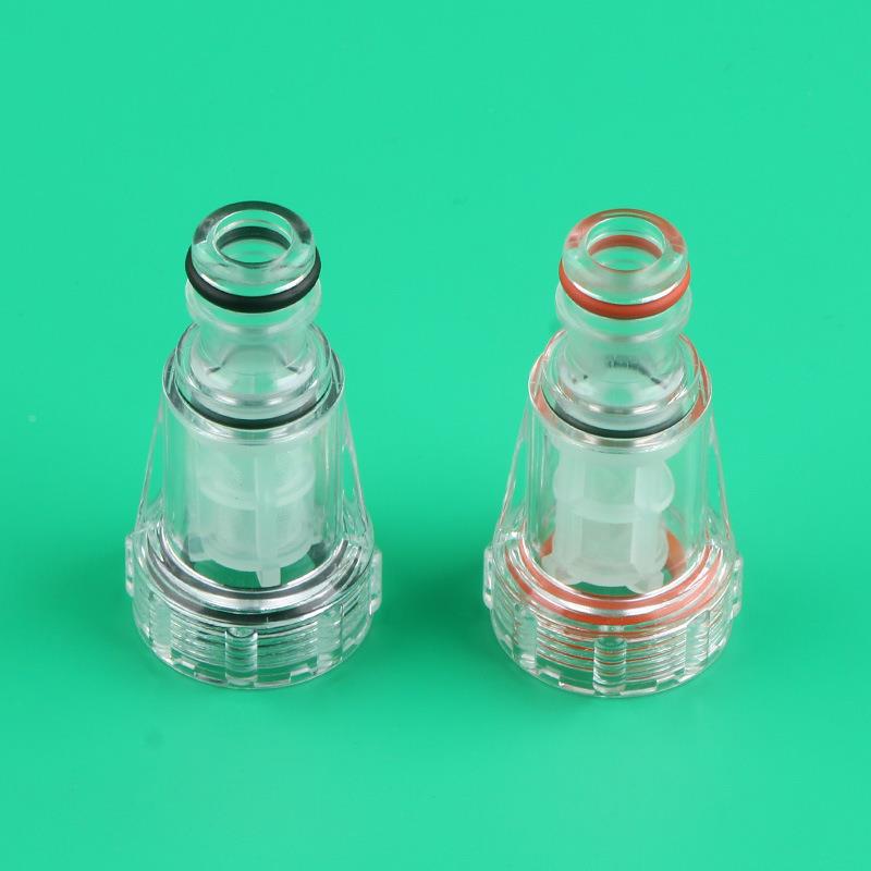6分快螺纹接口奶嘴ELH过滤器清洗明机洗车机进水过滤网透接接头