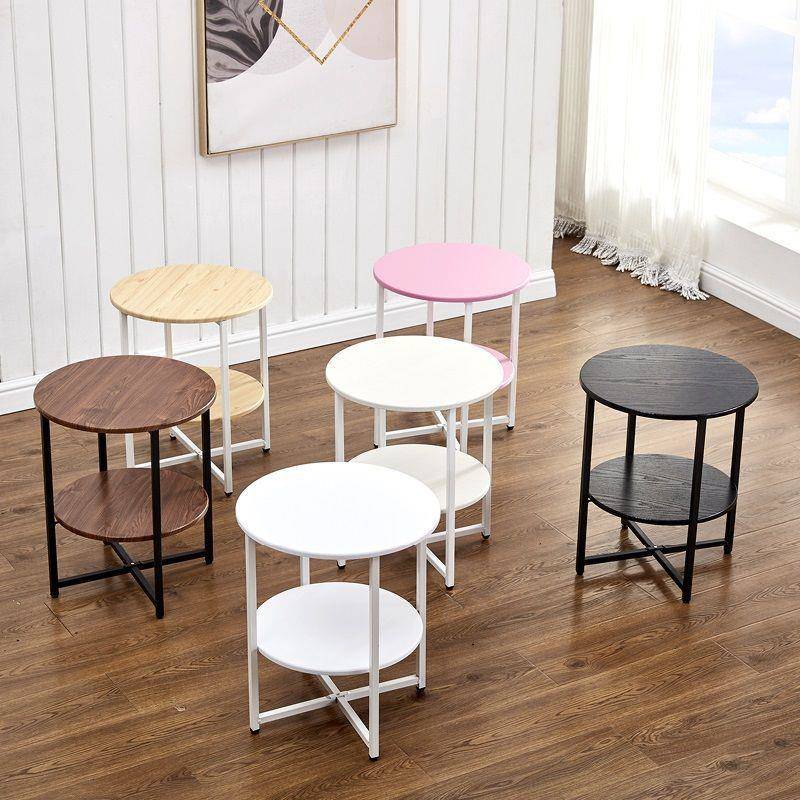 几小桌子多几电话创意小用茶边实圆形537简约几层几角桌床头沙发