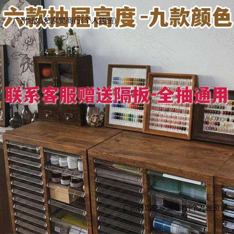 底见详情平美甲店收纳柜烘焙抽磨具柜A4文式件柜屉甲油胶罐装家具