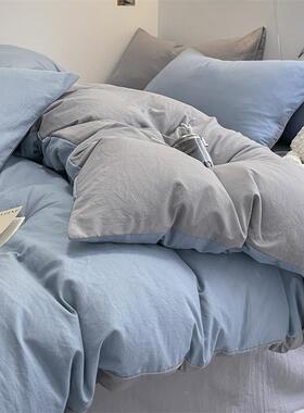 三A类床四件套纯棉全棉2025宿新款床上单床CHF笠被套学生舍床品件