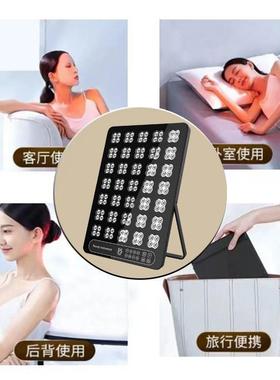 新家用全黄身美白面部红蓝光理疗灯无线轻BQF薄充电大品排灯带支