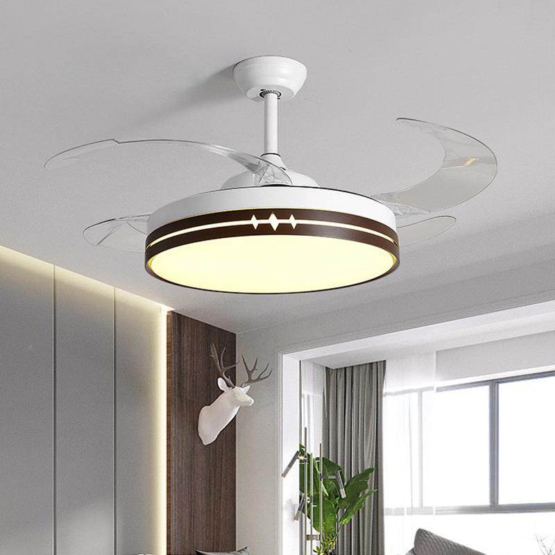 隐形风扇灯客厅卧室谱餐厅吊扇灯能家用智遥控扇灯全光0528可调电,家装灯饰光源,风扇灯,淘宝优惠券,粉丝福利购,淘宝优惠卷