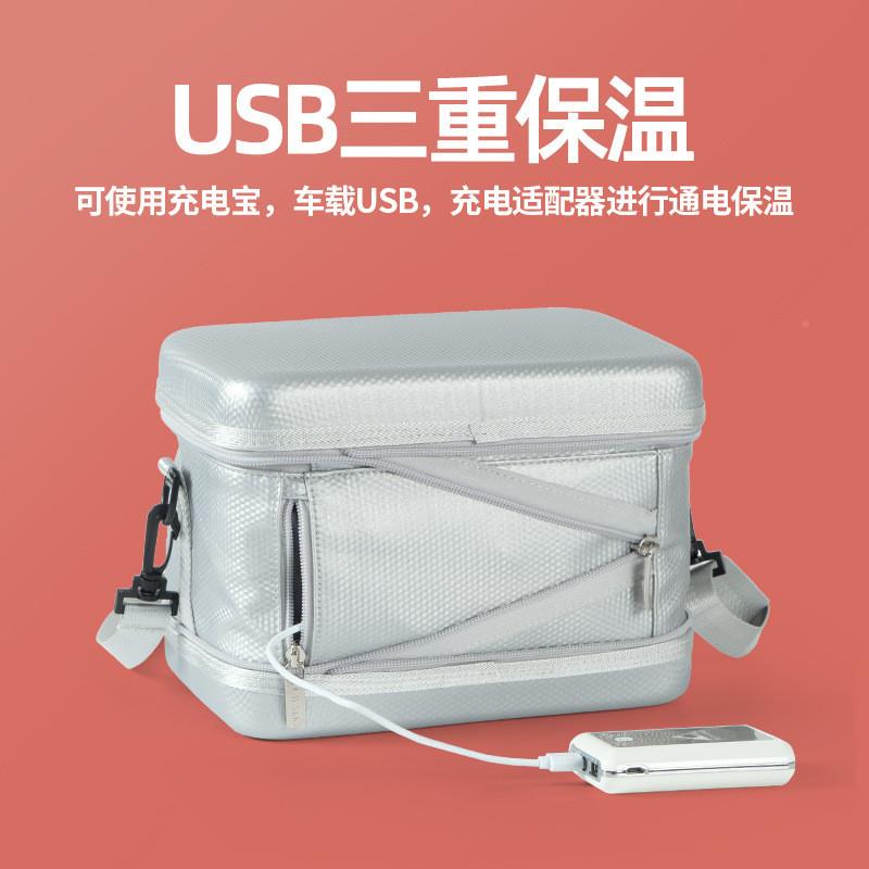 折叠车加GYW热保温包手提单肩斜加厚防水便载当袋外通勤上班餐户