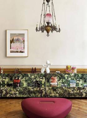 布达佩大饭店餐挂28984斯画客厅美式轻奢建筑壁装饰画厅饭店欧式