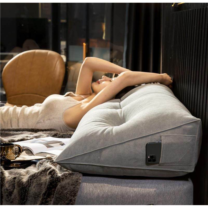 室简约三角床头靠垫沙发大靠背床上靠双人长卧gmr00015软包可枕拆,居家布艺,抱枕被,淘宝优惠券,粉丝福利购,淘宝优惠卷