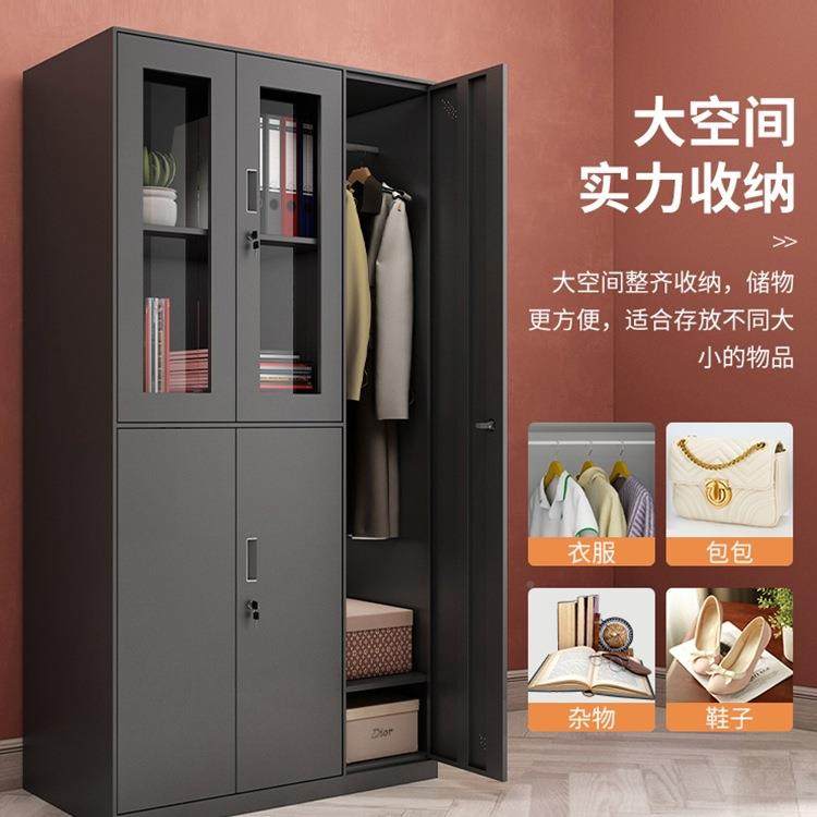 宿黑色更柜员工舍铁皮储物柜锁加厚收纳柜健身985房衣更衣室带换,商业/办公家具,办公储物柜,淘宝优惠券,粉丝福利购,淘宝优惠卷