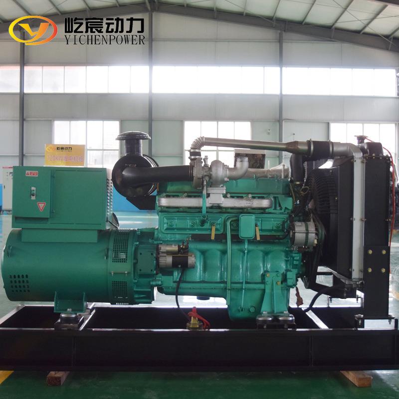 潍发坊12w机0k全自动柴YC-L120G油发电机工厂学校用电应急发电机