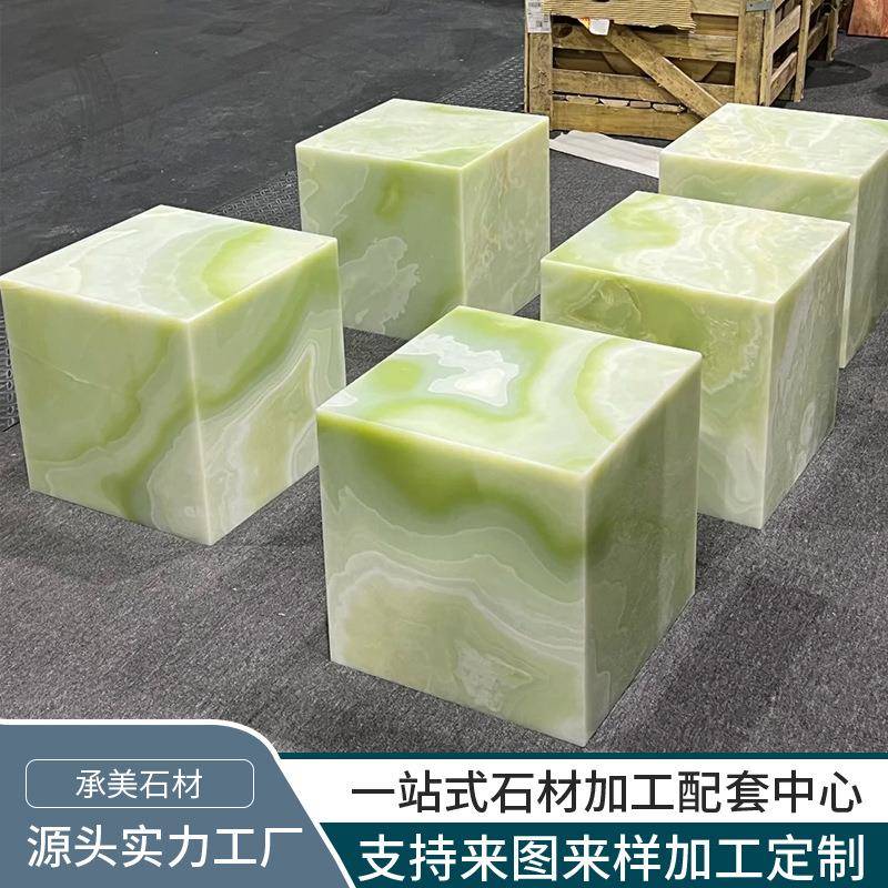 源头工厂玉/茶几天然理石奢石客厅客室待大客室商青品房会别墅酒