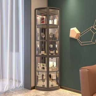 酒柜代简约角柜轻现客厅多功能三角柜转小户型角落DBP书柜PK奢96