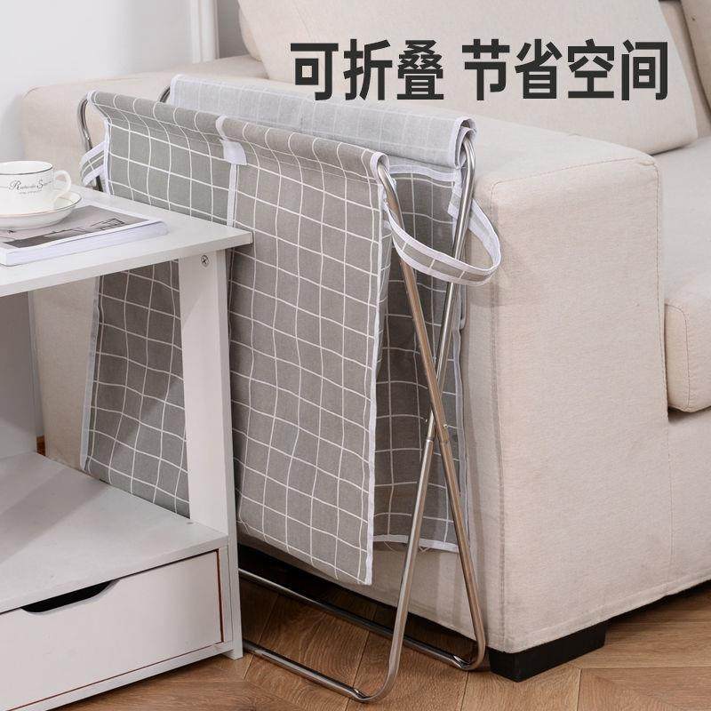 B1A脏衣篓分区盖可折叠衣62A2xBnN服收带放纳筐洗衣篮家脏用网红