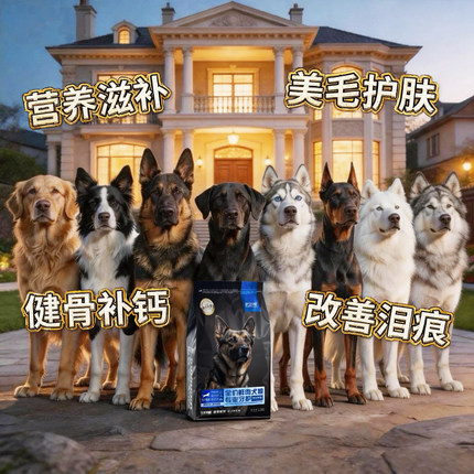护卫神全价鲜鸡肉狗粮大型犬通用幼老年成全犬期德牧金毛边牧犬粮
