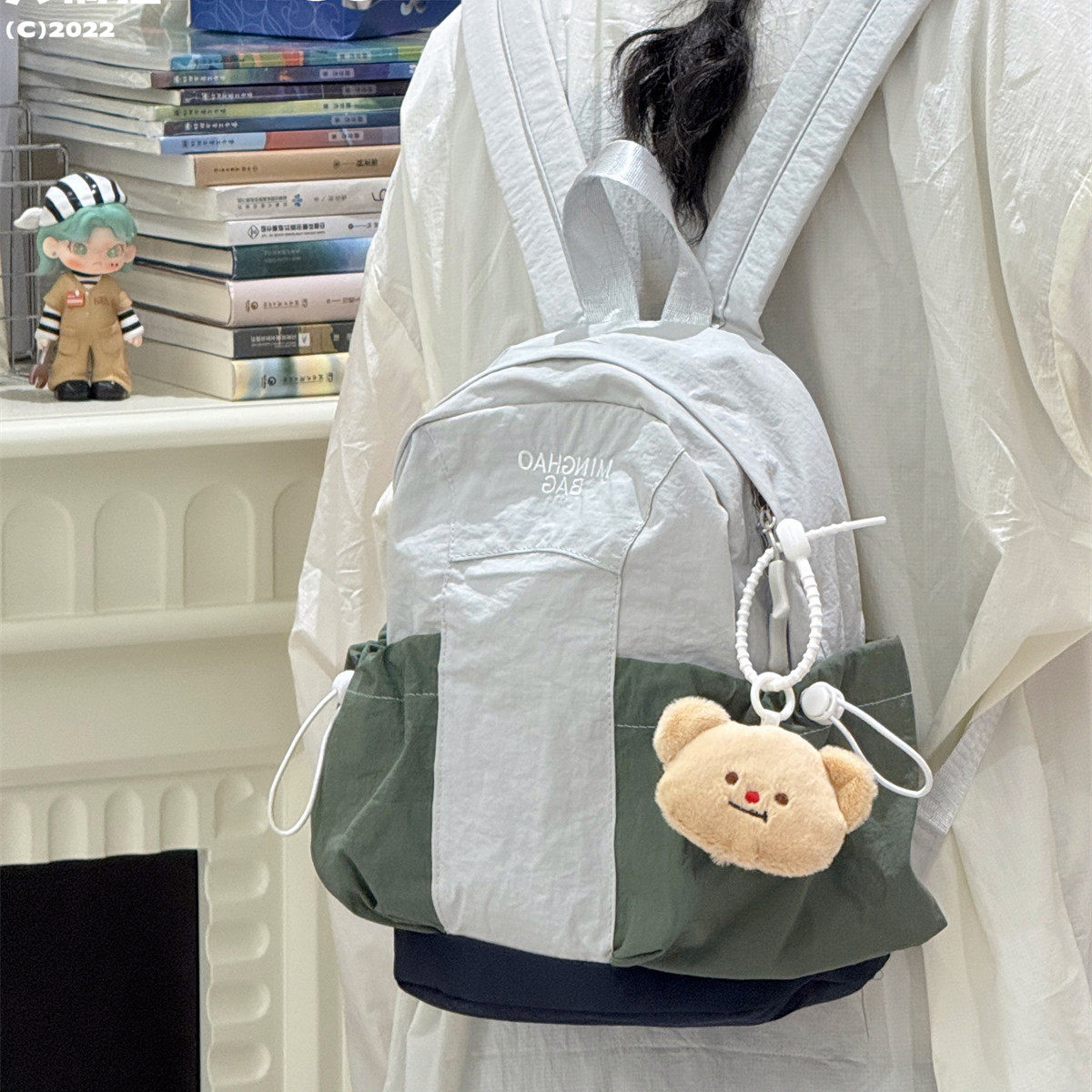 休闲轻便户外登山旅行小背包女休闲迷你双肩包包美式mini小书包男