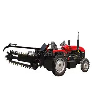 厂林家管道开沟机果园业种植沟沟PHC机开混凝土地面开水管挖沟机