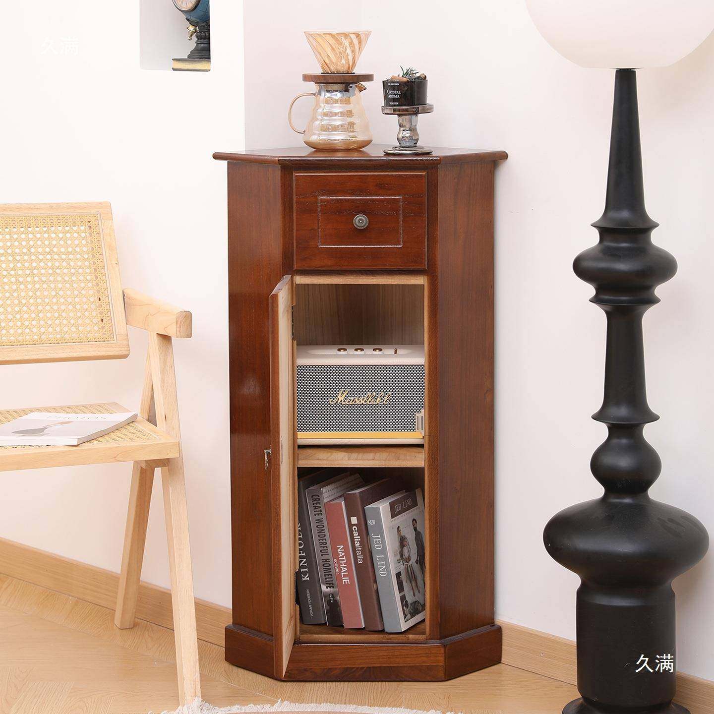 纯实LFD柜木角柜简约客厅墙角储物拐角置物柜柜美式古转角复边三,鲜花速递/花卉仿真/绿植园艺,其它园艺用品,淘宝优惠券,粉丝福利购,淘宝优惠卷