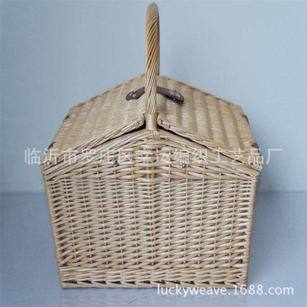 临沂野柳编餐篮美野餐篮时PGL尚园野餐篮欧田野餐篮藤编野餐篮