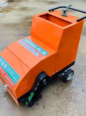 油款马路切纹机HQW80418路面防汽滑刻纹切割1机自行走混凝纹土压