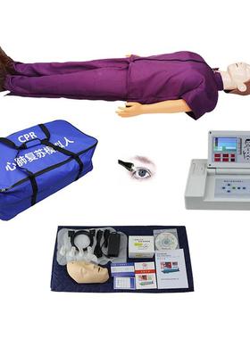 8寸屏幕显示331心复苏模胸拟人C肺PR急训练假人外按压人救工呼吸