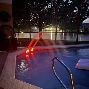 爆新款阳太能泉单头泳池喷支架VA007灯水可调节景观瀑布喷泉灯底