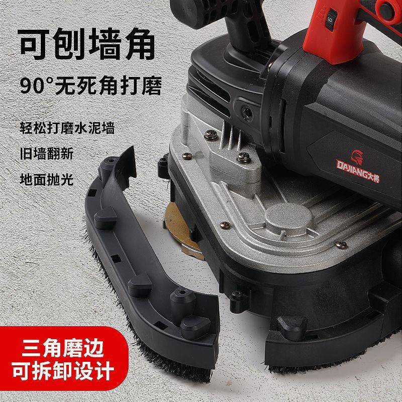 多磨功能手持式三头研QVM磨机固化地边机磨石抛光机磨坪边修边机