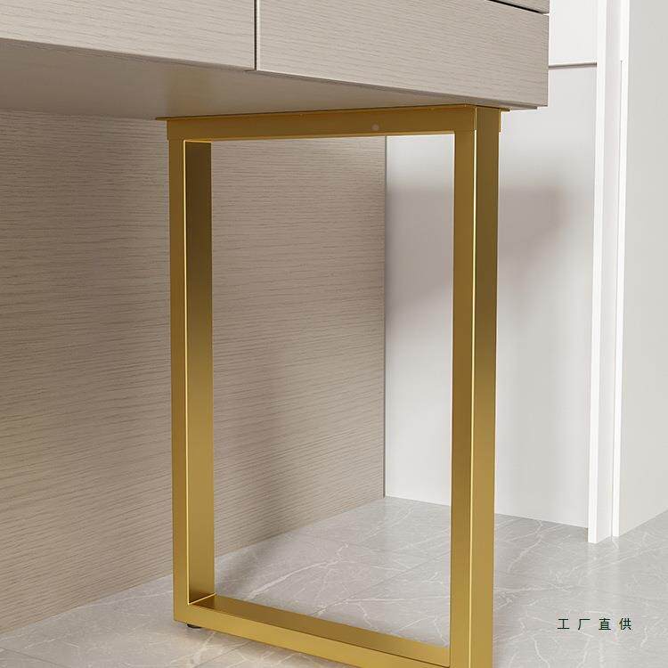 金属桌腿腿支架书桌搭边ZEA脚台撑餐桌岛台支腿梳妆台电脑吧桌可