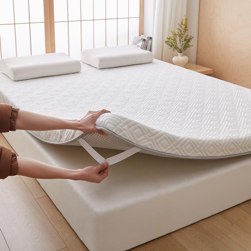 202上5新款针织棉厚胶加海绵乳床垫KBO学生宿舍上下铺专用垫子床