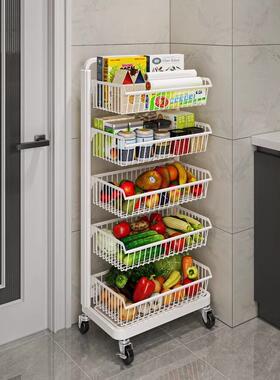 厨房蔬M521物架落地多层不钢菜篮锈架置子家用多功能菜放菜水果收