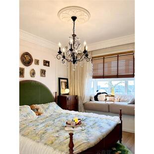 大古法式16919黑色客厅吊灯水晶房间主灯复轻欧式高端灯大气奢餐