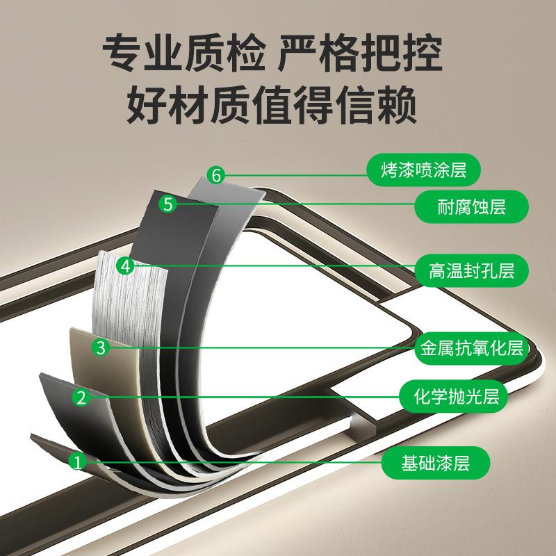 大观园客厅灯现代HAN简约大气025新款2护厅眼卧室吸顶灯客厅主大图片