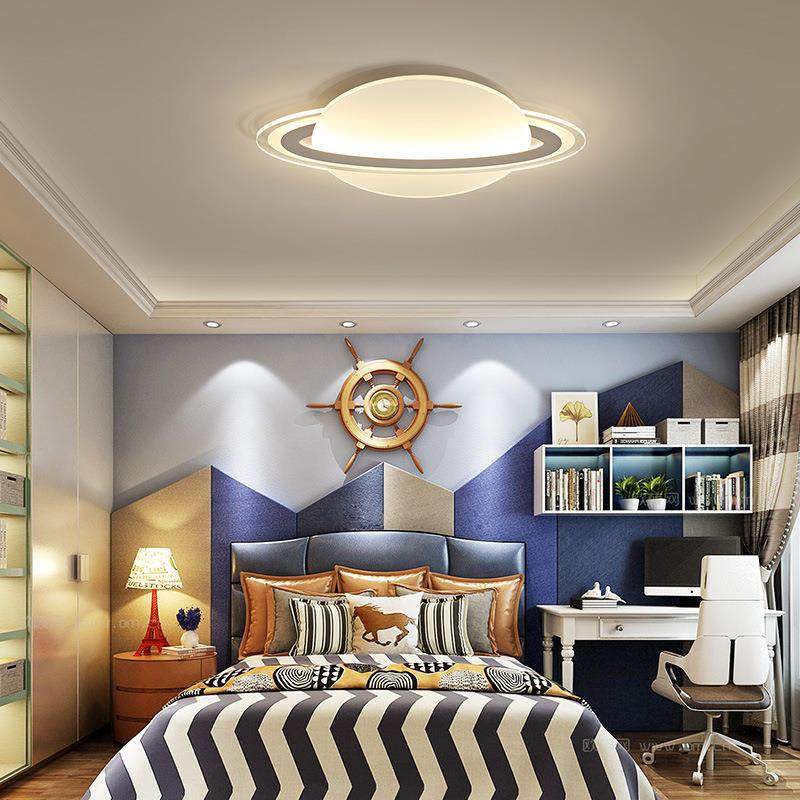 个性儿童灯1729现代约卡通室星球led吸顶孩灯简卧男房间创意超薄,家装灯饰光源,客厅吸顶灯,淘宝优惠券,粉丝福利购,淘宝优惠卷