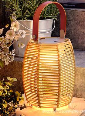 太阳能外灯露营户灯防水草宿灯别坪墅庭院室C8005外充电手提灯民