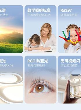 全屋套餐鹅卵石全光谱客卧室奶油风厅现代极时简尚86490创意吸顶