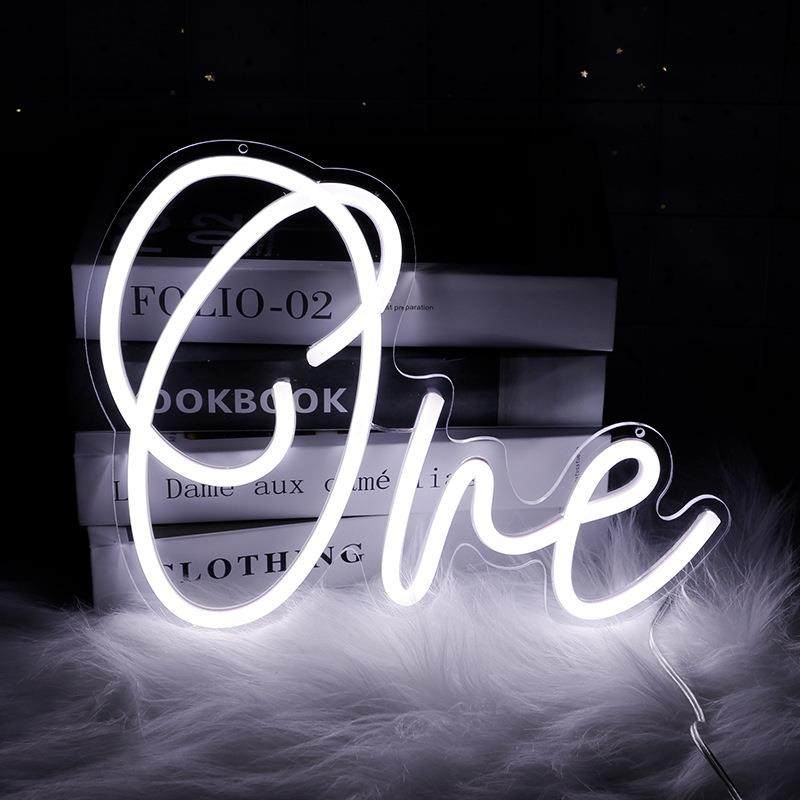 热款PYRo围ne造型led霓虹灯广告招牌力亚克房装间饰氛灯灯