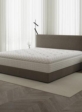 言纯手工拉扣弹床垫0胶IEE水马尾毛独袋簧音护静脊家用席梦述思床