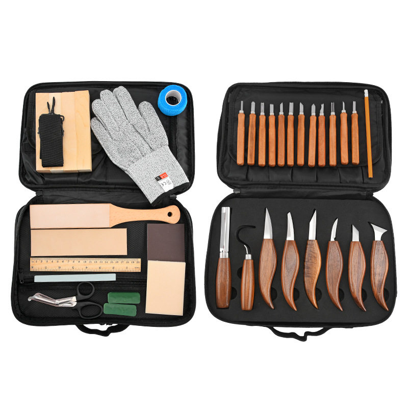 双层豪华DIY木雕刀具套装