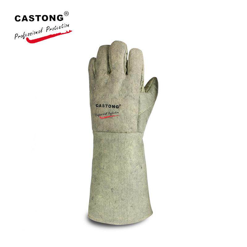 卡司顿/CASTON0ABG5G-5T-4加长耐OWE高温手套50度加厚隔热手套