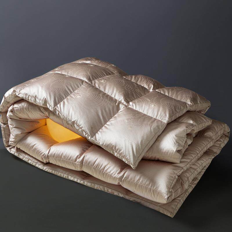 出羽绒保被95白鹅绒被芯冬季暖绒高端羽CDW口被子鸭绒被芯供
