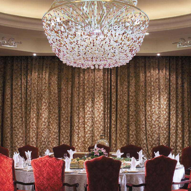 售楼部沙盘术吊玻MS8856璃花型酒店大堂水晶个性创艺意非灯标工程