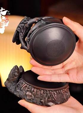 新品高紫过陶茶漏茶滤茶渣DZZT-202滤茶道配件茶具创意茶端宠摆件