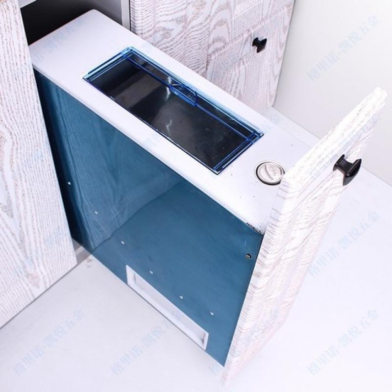 储26X8橱柜304不锈钢米箱厨房嵌入式抽拉米MLT桶量计米柜含轨道米