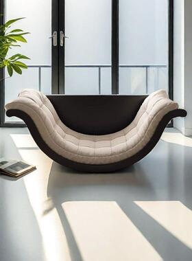 香蕉摇躺摇椅复YCI多功能单人成人阳台家用休闲古月亮船懒椅人沙