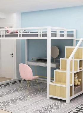 9C艺高架床双上层下空铁小F77HTTT8人户型寓节省空间上牀下桌复式